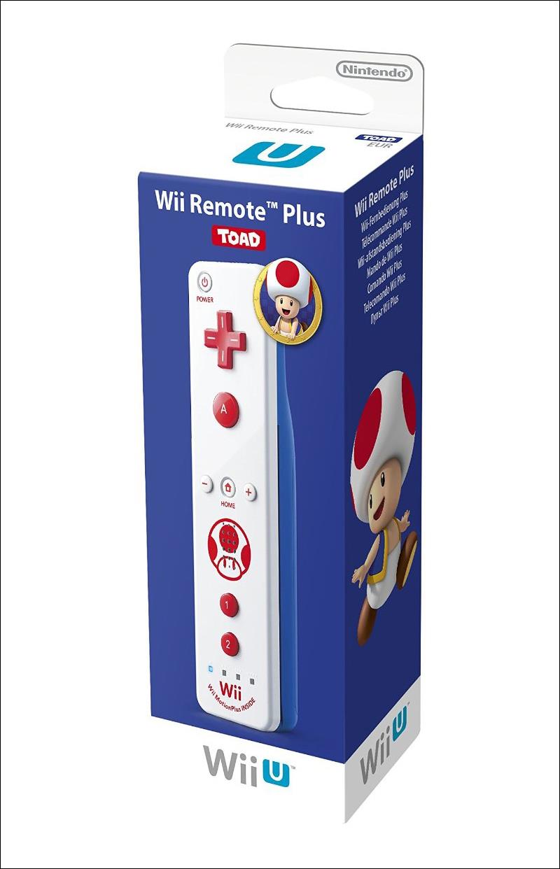NINTENDO Controller per Nintendo Wii U Telecomando Remote Plus Toad ed.
